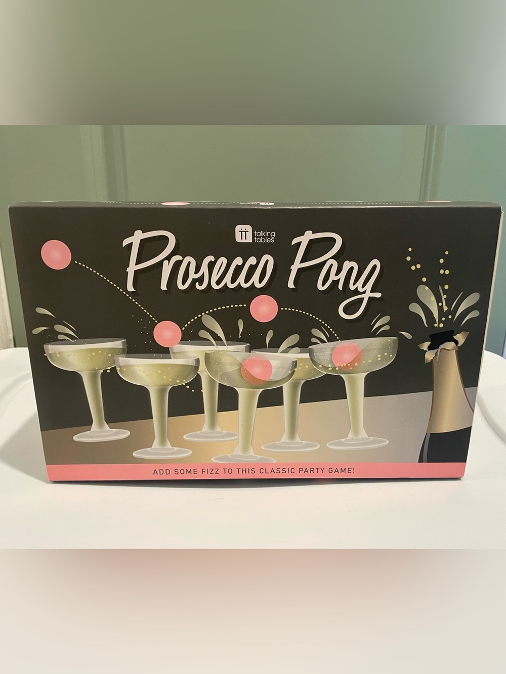 Prosecco Pong Party Game - bachelorette engagement party